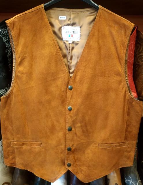 Gilet in pelle con frange W35